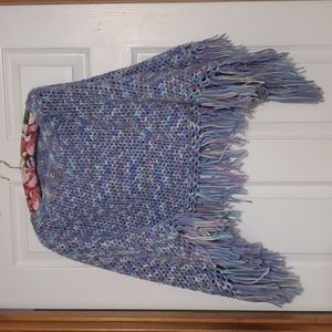 Handmade girls poncho